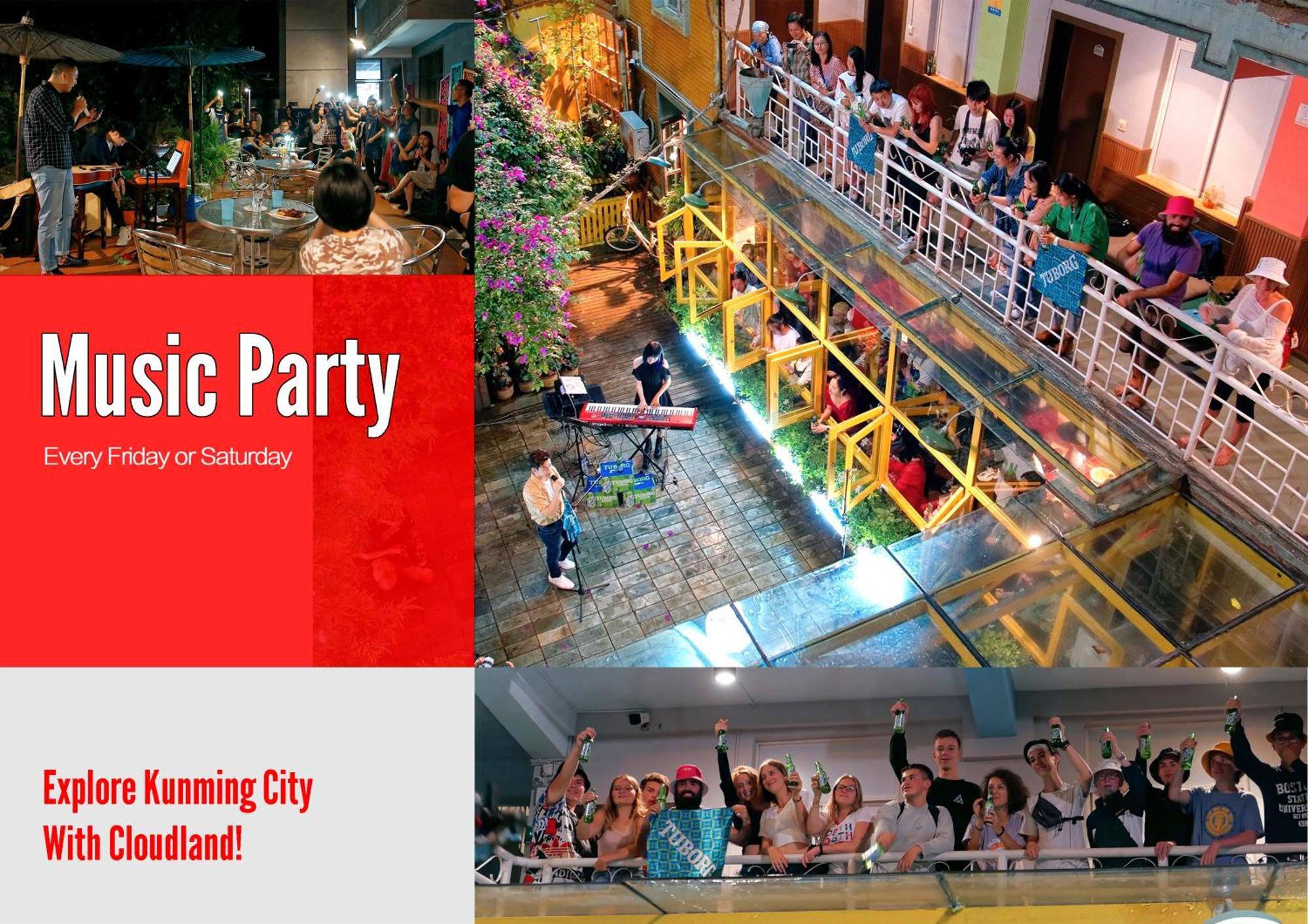 The Cloudland International Youth Hostel Close To The City Center,10 Min Walks To The Subway, Close To The Night Market, Old Street, Green Lake, English-Speaking Service, Free Activity Convenient Payment And Visa Cards Are Accepted Kunming Exterior photo